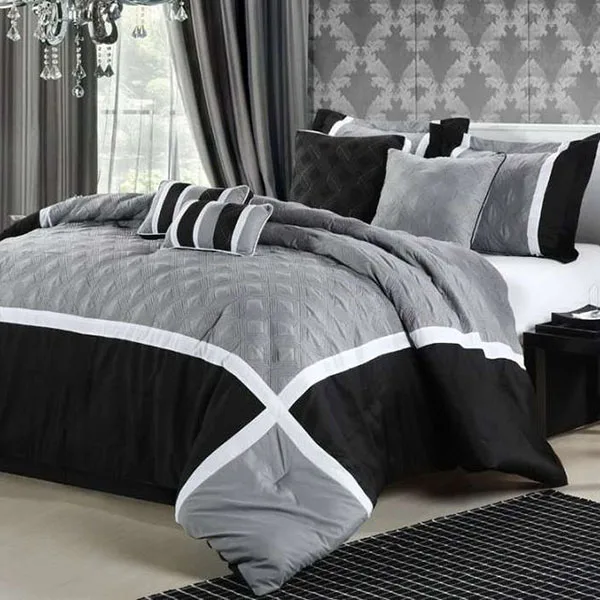 Custom Hot Sale Black Comforter Sets Bedding Buy Hot Sale Black