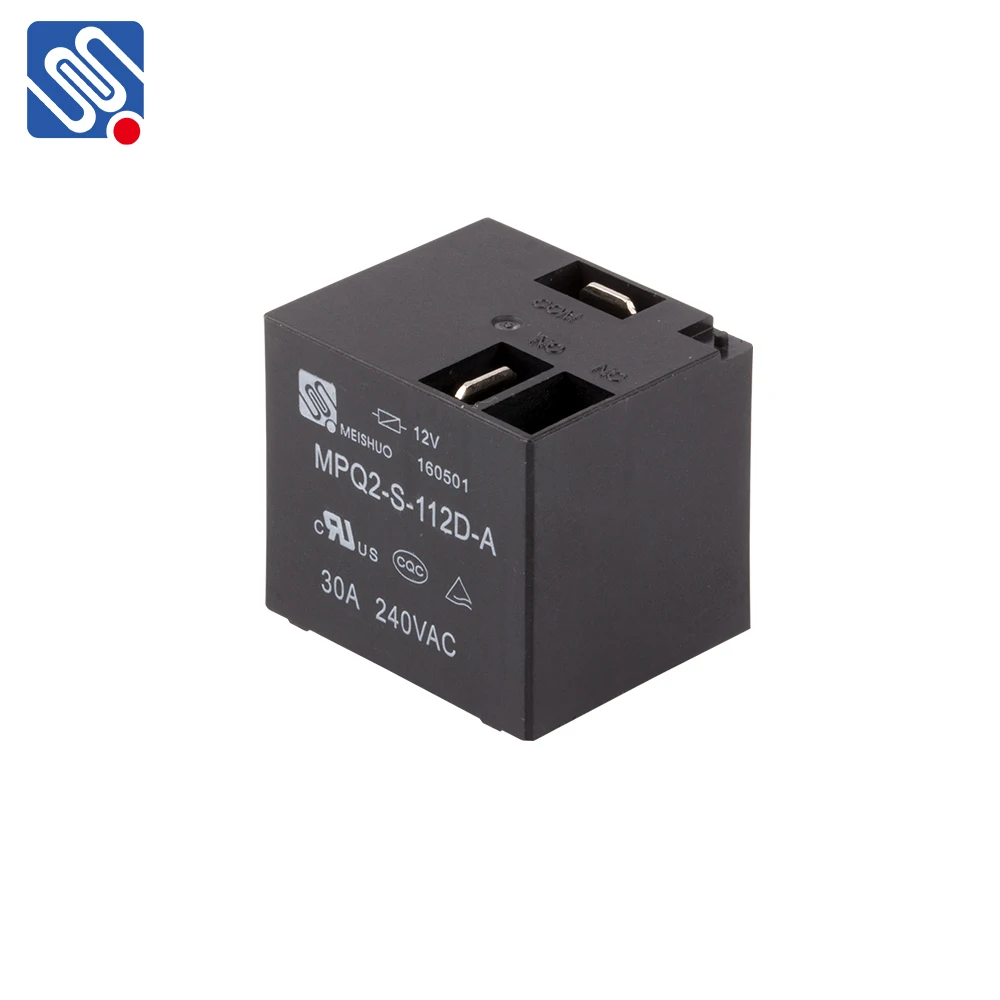 Meishuo MPQ2 T91 12v 24 Volt 5 Pin Protective PCB QC SPDT 12V TUV CQC 20A 30a 10A 240VAC Relay