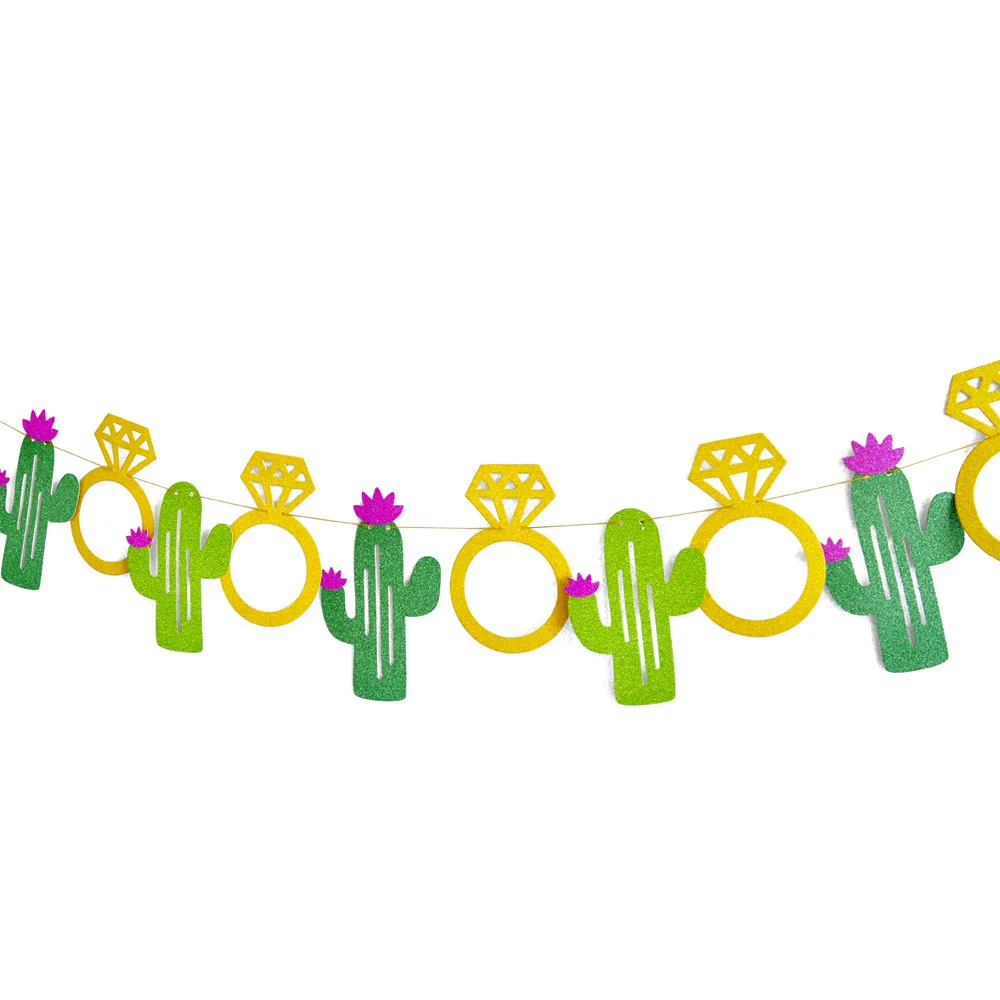 Fiesta Banners Decorations Cactus Garland,Mexican Fiesta Theme Party  Decorations for Summer Bachelorette Wedding Birthday Party| Alibaba.com