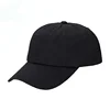 Custom Plain Black 6 Panel Dad Cap, Custom Cheap 6 Panel Cool Plain Blank Embroidery Dad Hat