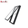 Simple design small aluminium glass sky roof awning window