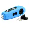 CXMOTO Plastic Blue Micro Fiber Grip Lock Security Locks Universal for Motorcycle Throttle Handlebar