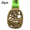 Custom Hot Sale Cheap 2d/3d Metal Sports Marathon Running Award ribbons making machine Medal