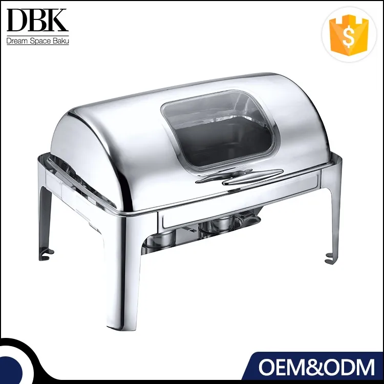 Guangzhou Wholesale Odm Oem Stainless Steel Roll Top Chafing Dish For Sale - Buy Chafing Dish ...