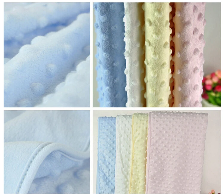 30" X 40" Textured Minky Dot Blanket With Satin Trim Buy Minky Dot