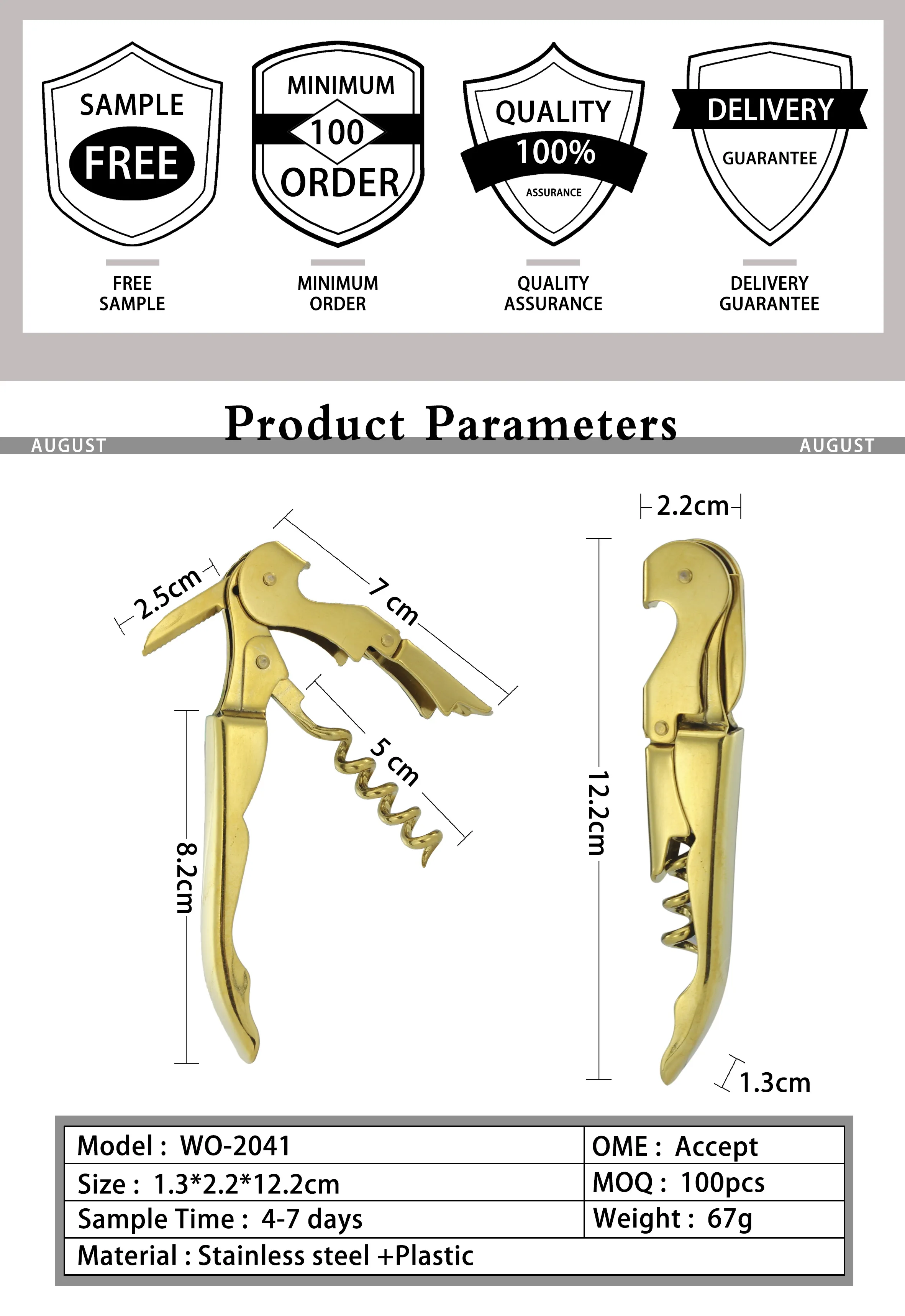 Cute Corkscrew Rabbit Red Bottle Cordless Murano Screwpull Part