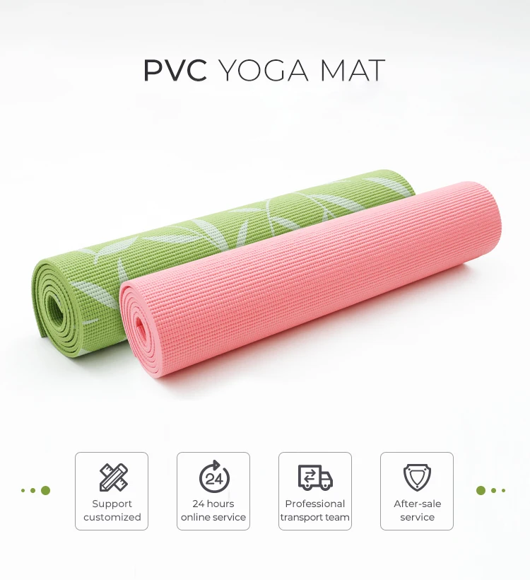 Pvc Light Portable Yoga Mat Natural Rubber Yogamat China Exercise