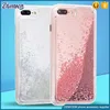 New arrival beautiful bean quick sand plastic cell phone case for iphone 7 7 plus cover