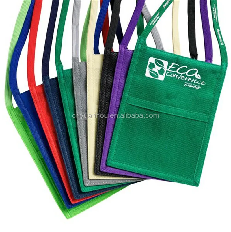 Unisex Trade Show Style Neck Wallet Travelling Badge Passport Purse