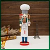 wooden kitchen decoration nutcracker wholesale cook pattern nutcracker