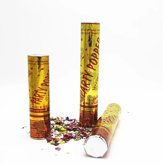 20cm/30cm Golden Party Popper Pakistan Popular Buy Confetti Party