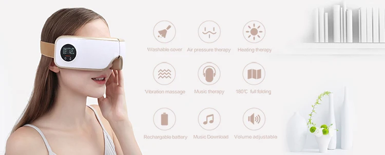 180 Degree Full Folding Electric Automatic Eye Massager Machine