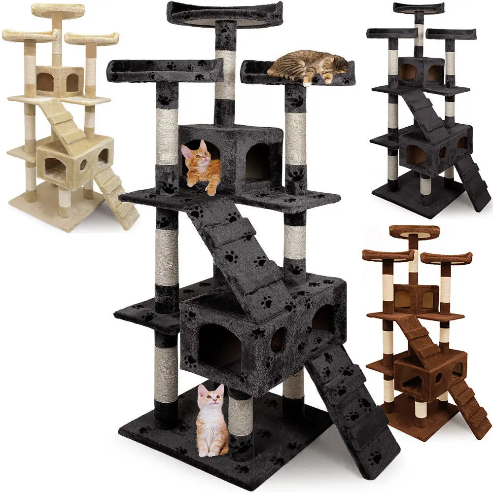 Majestic Scratching Post And Cheap Happy Pet Cat Tree Pet Products