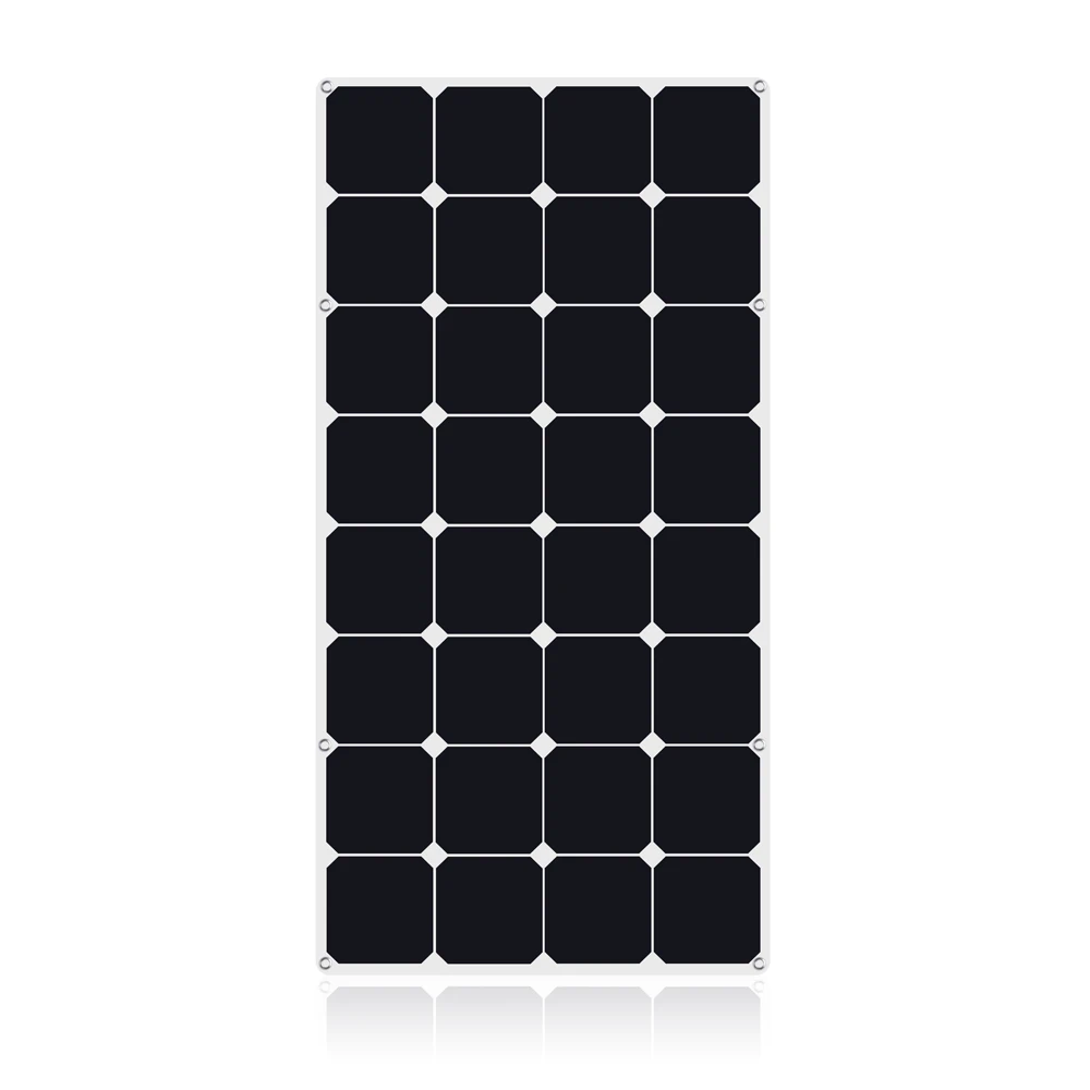 
Portable 100W PET Semi flexible Solar Panel solar charger solar cell 