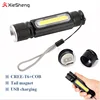 Xiesheng YG-468 COB Torch Light 1000LM Inspection Lamp Pocket Flashlight Zoomable LED USB Rechargeable Led Magnetic Work Light