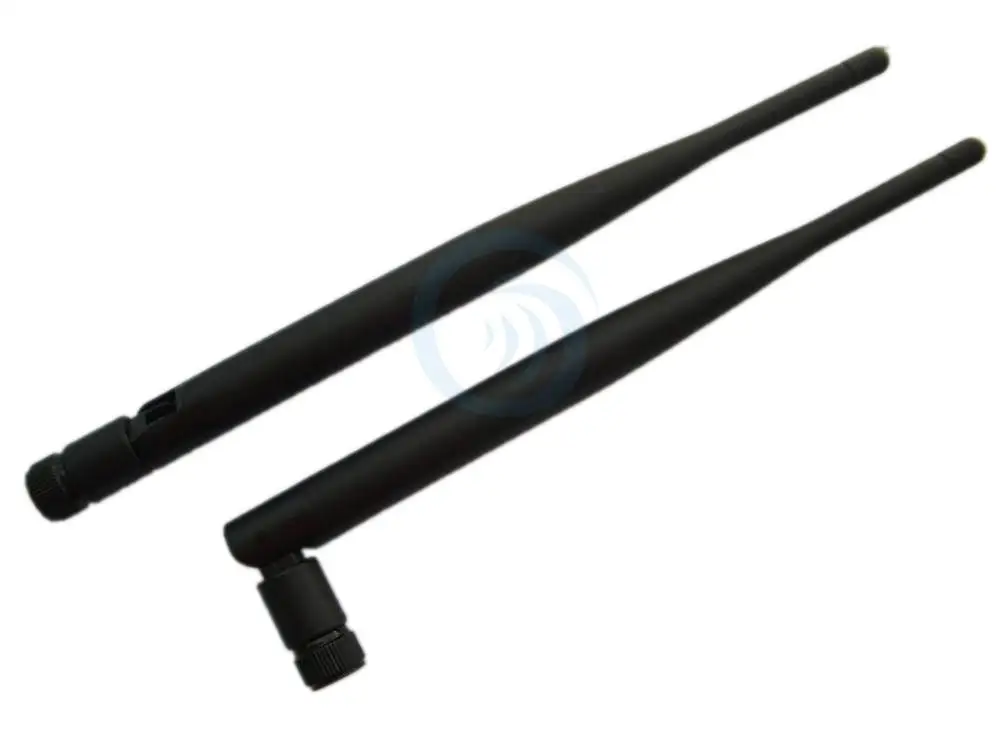 868mhz Black Rubber Whip Dipole Antenna With Swivel Rotating Sma Male