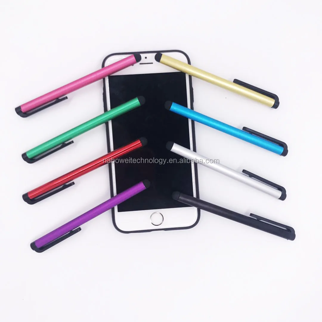 OEM customized mini custom aluminum touch screen stylus for For ipad Phone/ iPhone Samsung/ Tablet S Pen