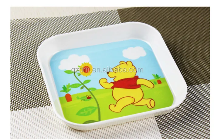 Melamine Small Tary Dessert Plate Candy Tray For Kids