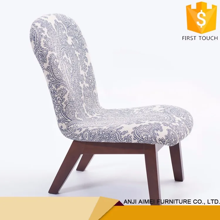 Fabric Covered Low Stool Single Sofa Chair - Buy Single Chair,Low Stool