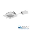 Square shape remodel 4 inch 8w 2700k-3500k 800lm dimmable recessed LED dome ceiling light