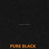 Polished Pure Black Solid Surface Artificial Quartz Stone Slab for Kitchen Countertop