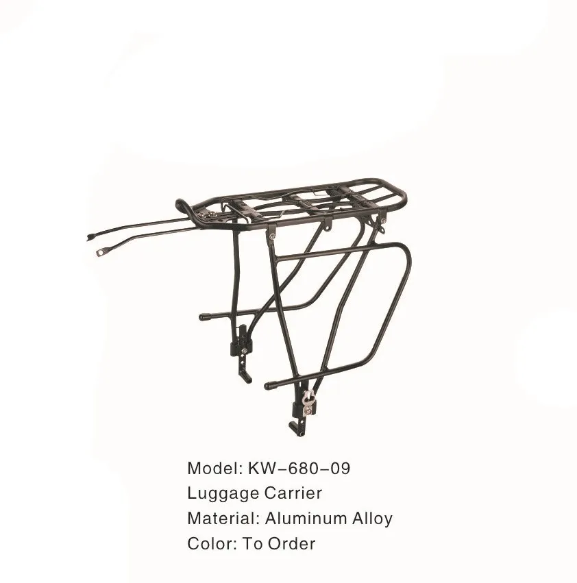 Bike Rear Carrier Adjustable Bicycle Rack Bicycle Quick Release Luggage