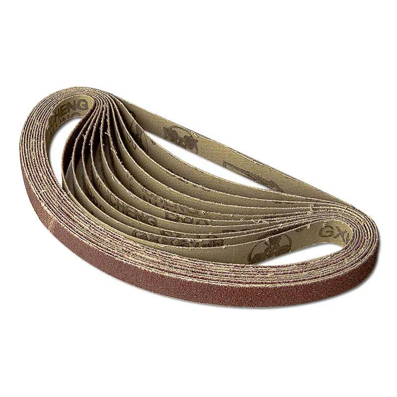 AB Tools 610x100mm Mixed Grit Sanding Belts – 60/80/100/120 Grit Power File Belt Packs
