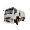New design howo compression container lift self loader refuse box compactor waste collection garbage trucks china
