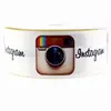 3" (75 mm)camera English letter printing grosgrain ribbons