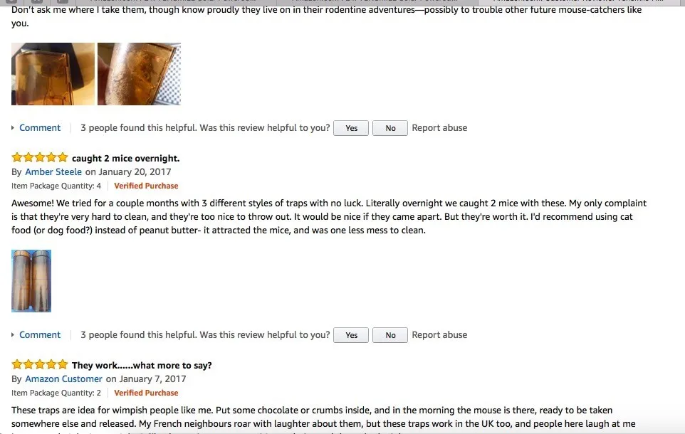 Vensmile Humane Smart Mouse Trap No Kill Rats Live Catch 2/pack,4/pack