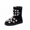 Free samples 2018 new lady fashion shoe shoes winter snow boots hotdrilling crystal boots women snow boots