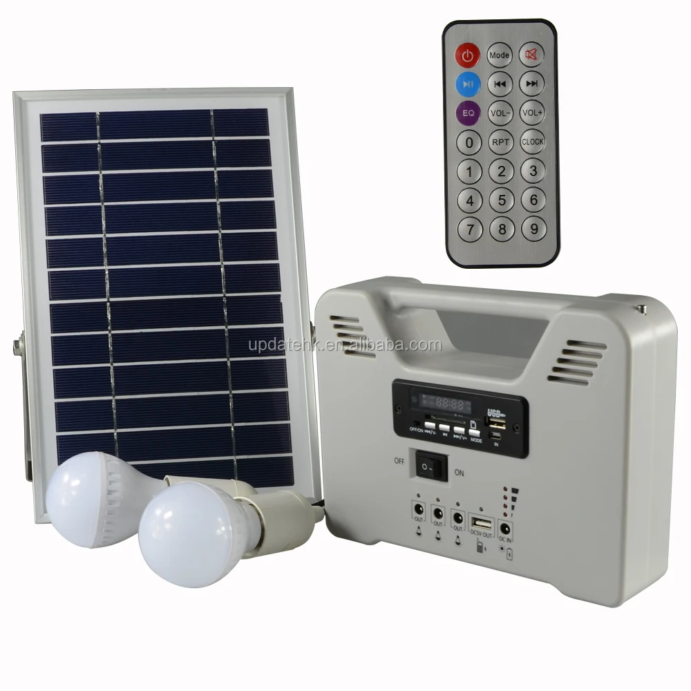 Outdoor Lighting Multifunction Solar Energy Lighting Kit With Mp3 Radio