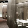 fancy metal decorative beads chain link door curtains for living room