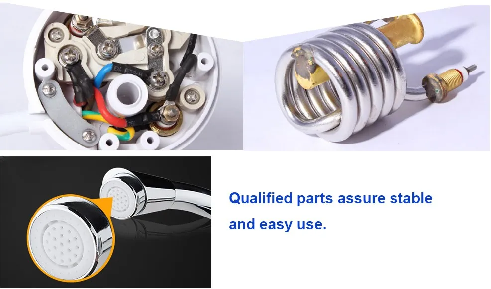 3000w Eu Plug High Quality Tankless Instant Electric Hot Water Heater