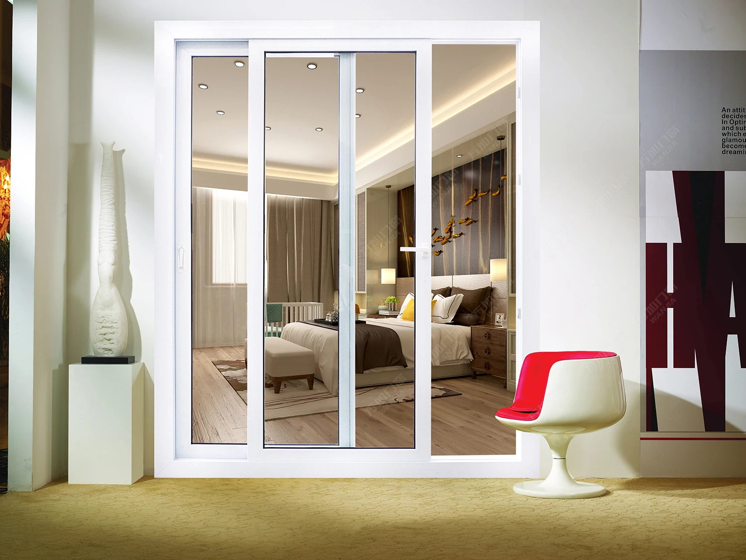 Customized Upvc/ Pvc/ Plastic Glass Sliding Door For Sale Buy Sliding