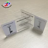 Factory popular custom pvc transparent plastic business card printing with free design