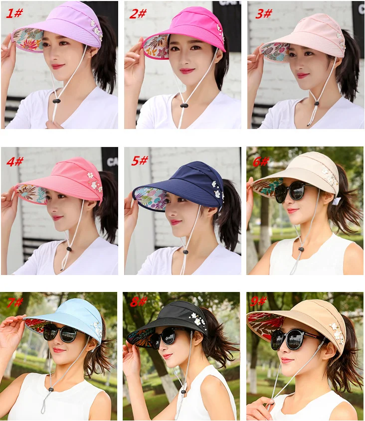 Wholesale Sun Hats For Women Wide Brim Sun Hat Uv Protection Caps ...