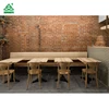 Cheap used Industrial cafe bar table and chair set furniture for italian cafe shop