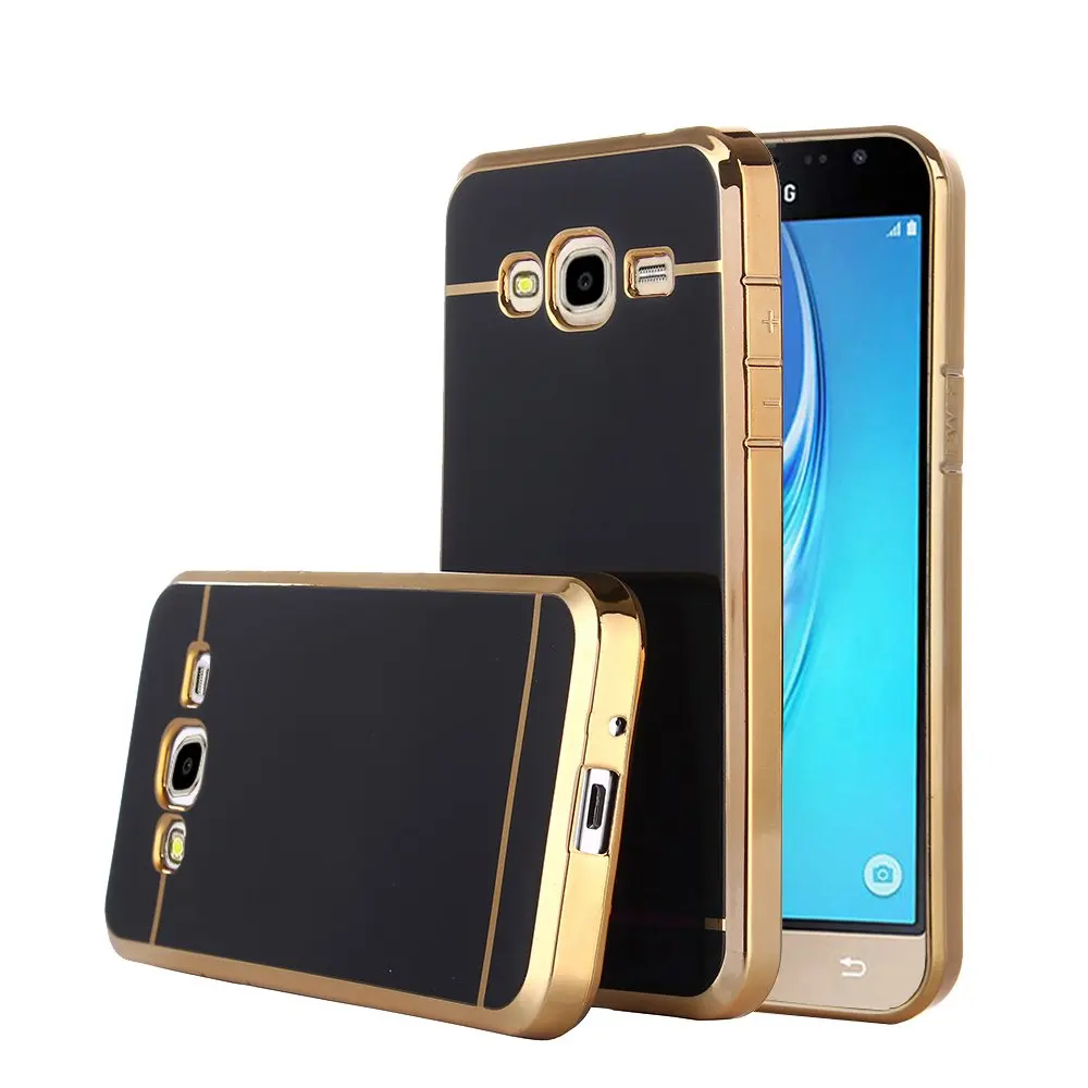 Get Quotations · TabPow Galaxy J7 Slim Case, Electroplate Glossy Finish,  Drop Protection, Shiny Luxury Case