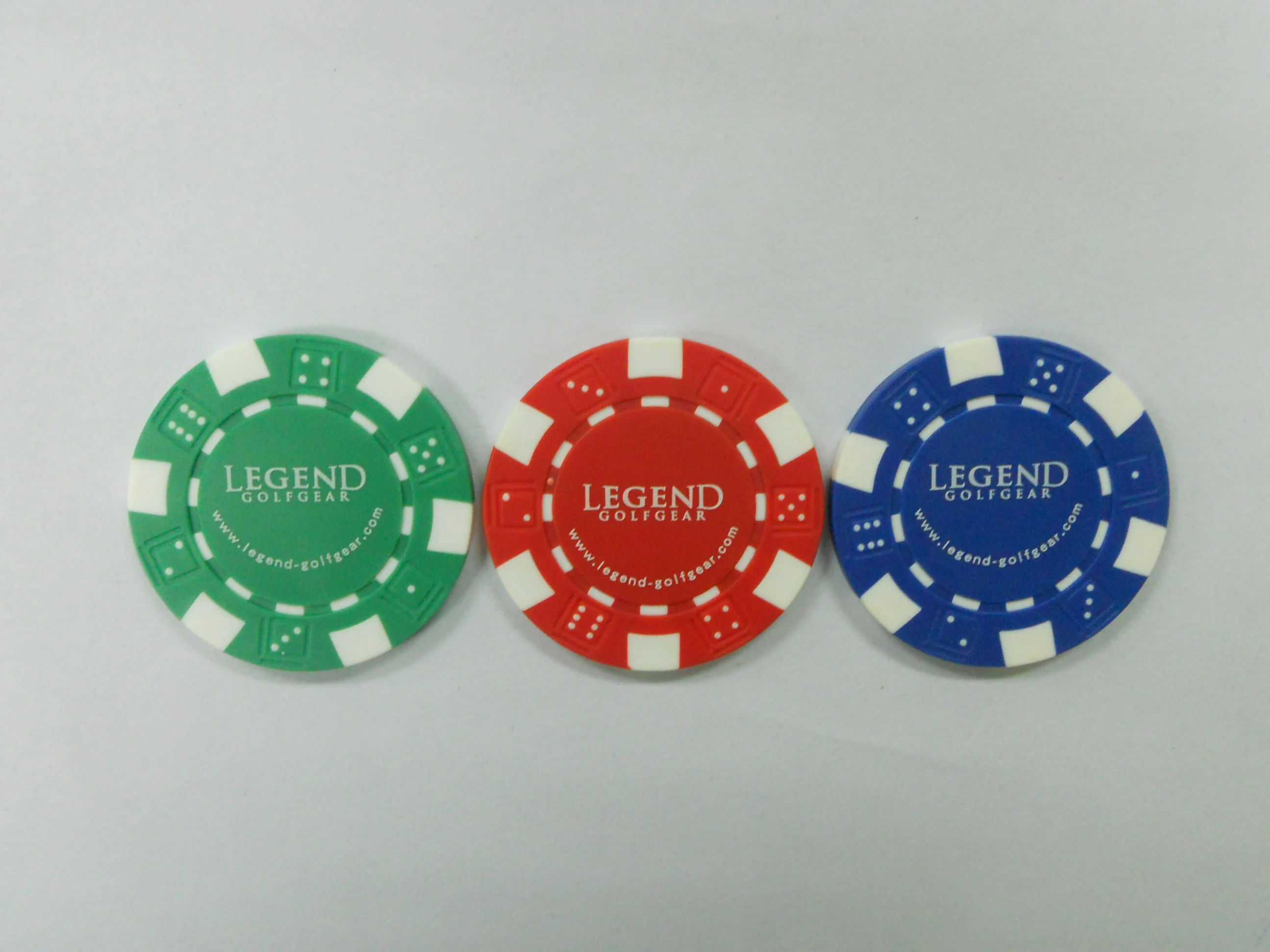 dice game with poker chips