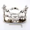 MKR908B New stainless steel ball stretcher scrotum stretcher ball splitter with crusher BDSM bondage