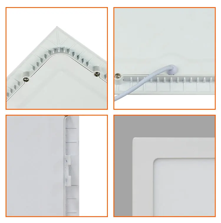 High quality dimmable office skd 15w embedded led panel light fixtures