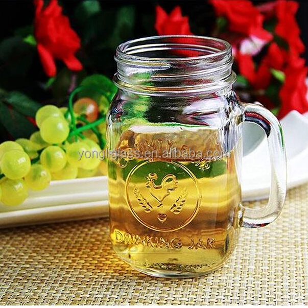 Decorative glass jars and lids/drinking square glass jars and lids