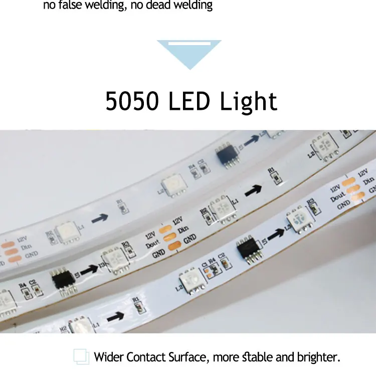 wall decor CE 5050 RGB lamp led light up coffee table strip grow light for garden
