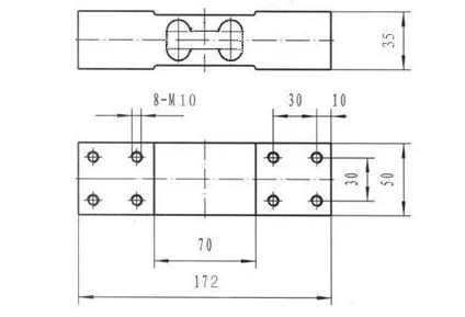 Shear beam parallel planar beam 50kg 250kg waterproof weight sensor/load cell s 500kg