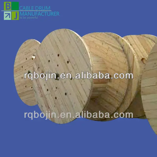 Holz kabeltrommel spulen drahtseil haspel 330mm ...