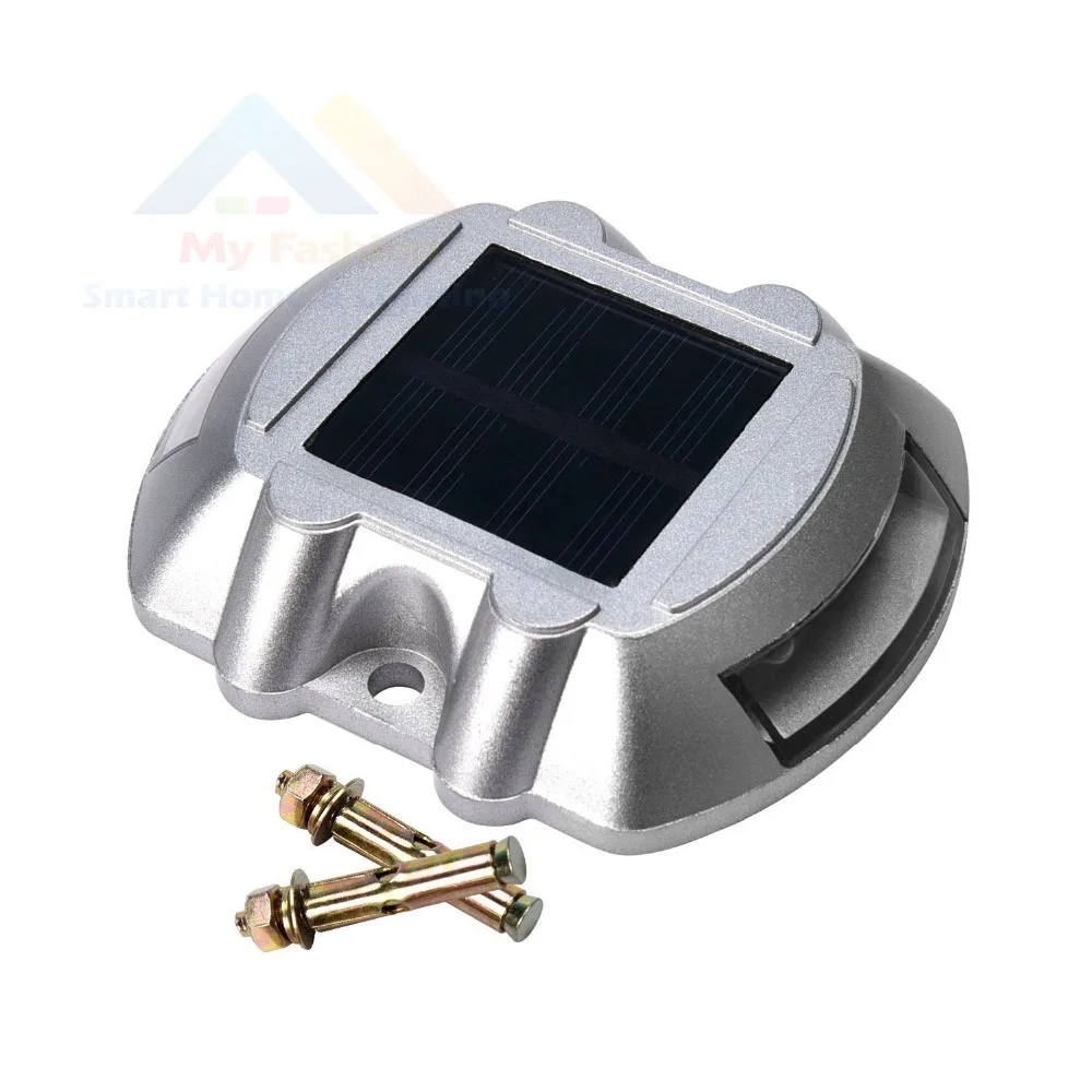 Solar Dock Path Road Long Service Time LED Light Bright white Weatherproof Wireless Outdoor Warning Step Lights