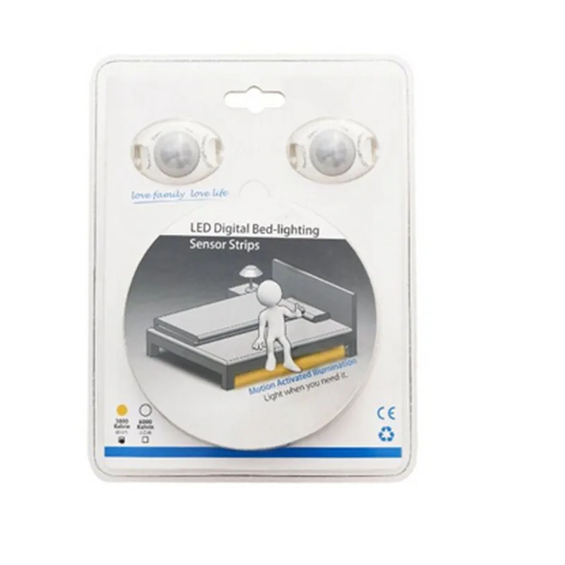 CE RoSH Dc12V 1.2M Latest Led Motion Sensor Rope Lights Motion Under Bed With Light Sensor