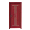 Fancy Oak Veneer Interior Carved Wooden Doors Design with Frame