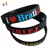 2019 New Arrival Embossed Suvenir Wholesale Plain Wristbands Adjustable Silicone Fashion Bracelet